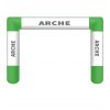 Arche gonflable personnalisable verte