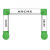 Arche gonflable personnalisable verte
