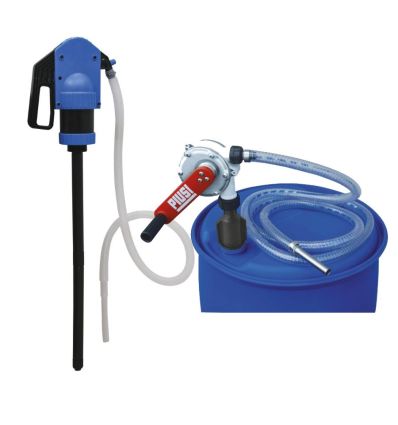 Pompe à Huile Manuelle En Fonte - Pour Fûts, Diesel, Essence - 3 Tubes D'aspiration, Débit 28 L/min