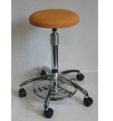 Tabouret ergonomique reglable commande au pied