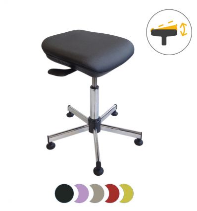 Tabouret de laboratoire sur patins