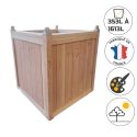 Photo : Bac Orangerie en Bois 353 Litres - L. 70 x l. 70 x H. 80 cm - Sans