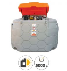 Cuve gasoil 5000 litres avec pompe sans capot