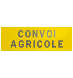 Panneau convoi agricole pour voiture pilote 1200 x 400 mm