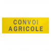 Panneau convoi agricole pour voiture pilote 1200 x 400 mm