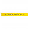 Panneau convoi agricole pour poids lourd 1900 x 250 mm