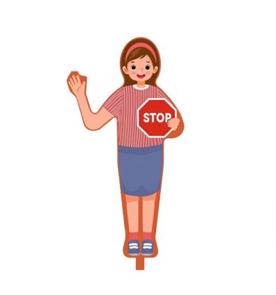 Figurine de signalisation Léa