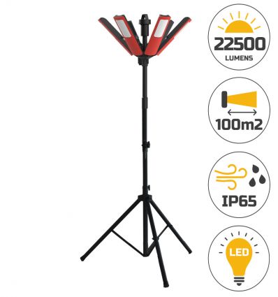 Projecteur de chantier sur pied 22500 lumens