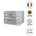Photo : Four a pizza 220v 4+4 pizzas