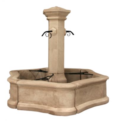 Fontaine village en pierre reconstituée