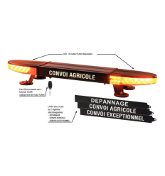 Rampe de signalisation convoi agricole