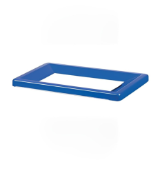 Cadre bleu pour corbeille de tri sélectif