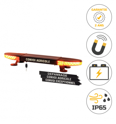 Rampe de signalisation convoi agricole