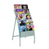 Présentoir brochure sur pied gris