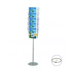 Tourniquet pour carte postal sur pied