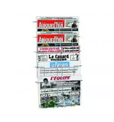 Présentoir mural journaux et magazines