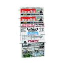 Photo : Présentoir mural journaux et magazines