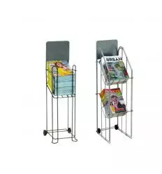 Présentoir mobile à journaux