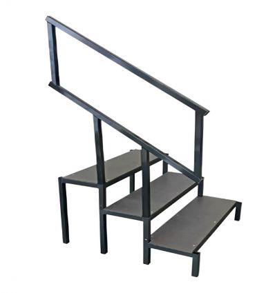 Escalier pour praticable de scène ciseaux