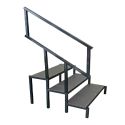 Photo : Escalier pour praticable de scène ciseaux 40 cm - Sans