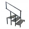 Escalier pour praticable de scène ciseaux