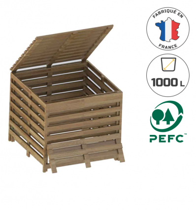 Composteur en bois pour collectivités 