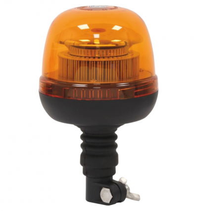 Gyrophare tracteur double flash sur tige flexible