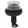 Gyrophare tracteur double flash sans cabochon sur tige flexible