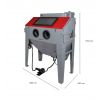Cabine de sablage professionnelle 420 L dimensions
