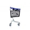 Chariot supermarché 100L bleu