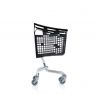 Chariot supermarché 100L noir