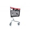 Chariot supermarché 100L rouge