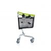 Chariot supermarché 100L vert