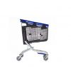 Chariot supermarché 160L bleu