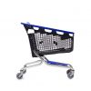 Chariot supermarché 200L bleu
