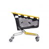Chariot supermarché 200L jaune