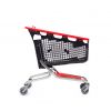 Chariot supermarché 200L rouge