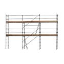 Photo : Echafaudage facadier fixe 60 m2 - Lisses - Acier