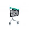 Chariot supermarché 75L bleu