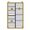 Armoire de sécurité multirisques 3 compartiments