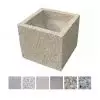 Jardinière en béton carrée