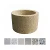 Jardinière en béton ronde