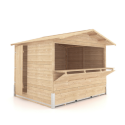 Photo : Chalet bois pliable 6m2 Sans - Sans