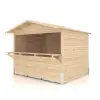Chalet pliable de face