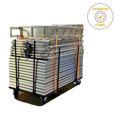 Trolley praticable de scène 