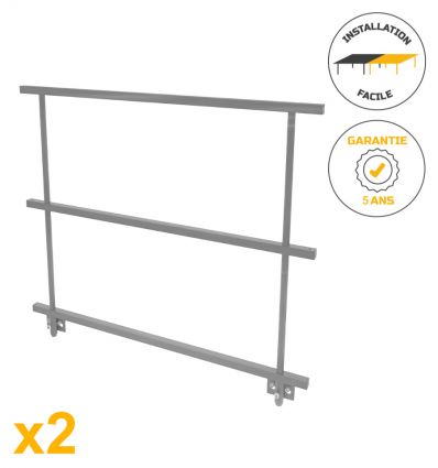 Garde corps du praticable Quick Lock