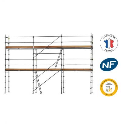 Echafaudage facadier fixe