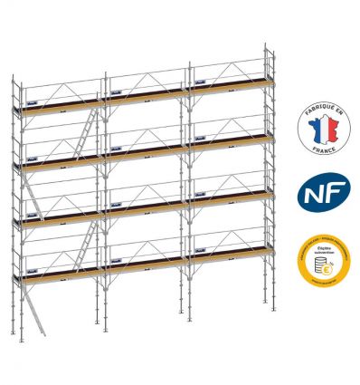 Echafaudage facadier transformable