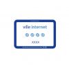 Panneau Ville Internet 4@ 