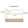 clôture en rondin de bois dimensions kit supplémentaire